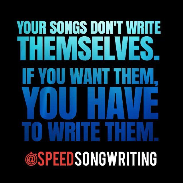 Is there a song you’ve been wanting to finish? Take an hour and finish it. Then write the next one. Creativity is the best habit. 😀