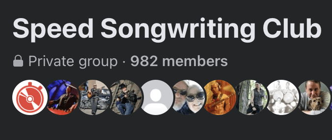 The Elite Speed Songwriting Club