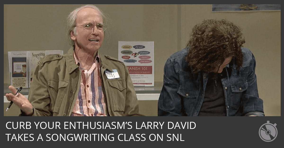 Watch Larry David Crash A Songwriting Class