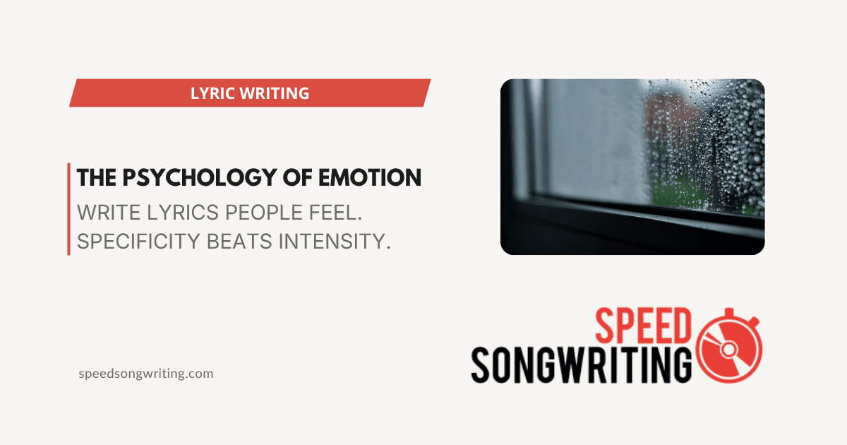 The Psychology of Songwriting. 2 Ways to Use Emotion
