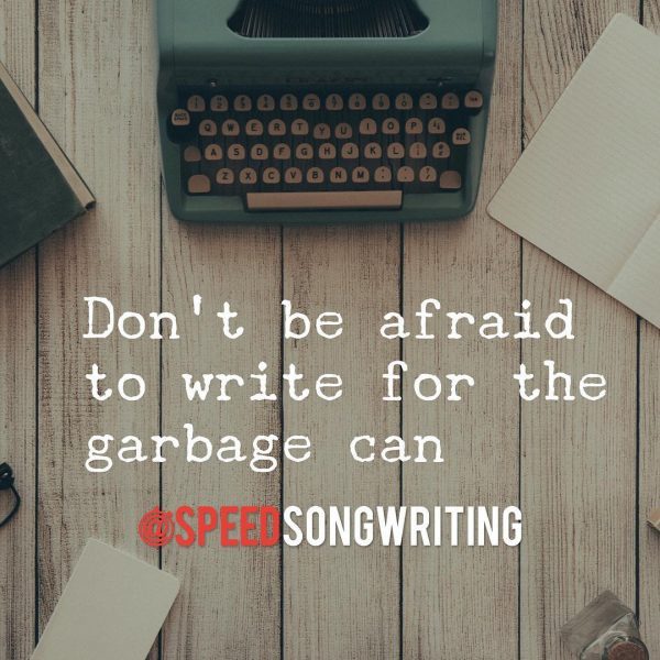 Write For The Garbage Can
